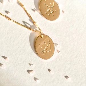 Capricorn Bohemian Minimal Zodiac Beaded Necklace